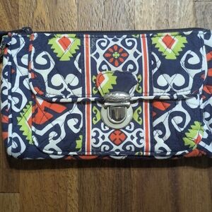 Vera Bradley Colorful Patterned Women's Clutch